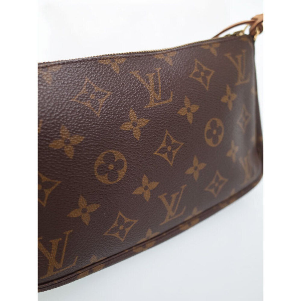 Louis Vuitton Monogram Leather Brown Pochette Accessoires Bag Shoulder Strap - Picture 9 of 9